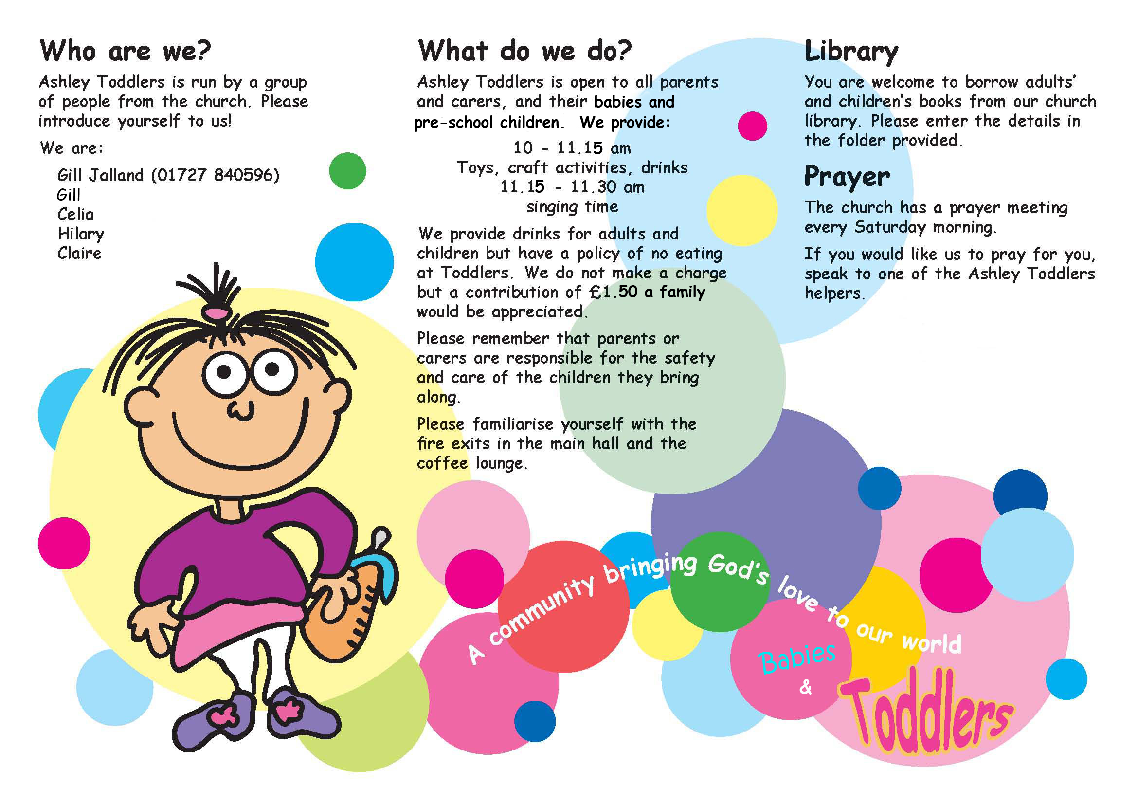 Toddlers Leaflet Page 2 2022
